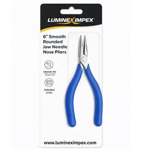 Alicates de Punta de Aguja de Precisión de Acero Inoxidable de 6 Pulgadas Weller Erem 2411P |   Mandíbula Redondeada y Suave |   Seguro contra Descargas Electrostáticas |   MagicSense Serie 2400 - Product Image 5