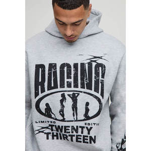 Sudaderas con Capucha de Algodón Grueso y Suave, Estilo Urbano, Estampadas para Invierno, Servicio OEM/ODM, Sudaderas con Capucha Estampadas Extra Grandes de Alto Rendimiento - Product Image 6
