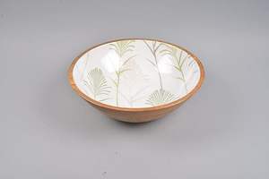 Premium Quality Designer Natural Wooden Printed Salad Serving Bowl With Luxury Pattern For Contemporary Homes At Cheapest Price - Product Image 4