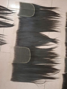 Stock du Vietnam Os droit pour Swiss HD Lace 5x5 6x6 Closure Bundles de cheveux en soie Extensions de cheveux humains personnalisables - Product Image 3