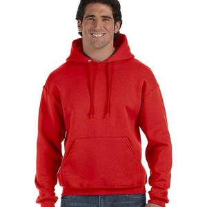 Sweat à capuche blanc classique avec poche kangourou pour hommes, sweat-shirt à capuche Hip Hop de qualité supérieure avec impression de logo, vente en gros - Product Image 6