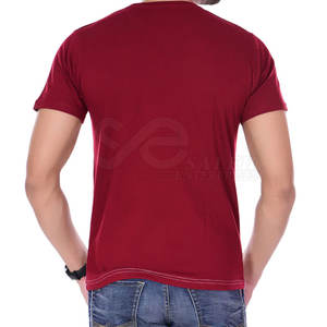 Novedad para hombre, camisetas con logotipo personalizado, transpirables, 100% algodón y poliéster, colores sólidos, camisetas de último diseño - Product Image 4