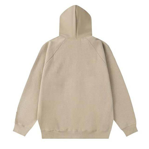 Sudaderas con capucha para hombre con cremallera de gran tamaño Sudaderas con capucha lavadas unisex Hombres Sudadera polar de algodón 100% Sudaderas con capucha básicas personalizadas OEM/ODM - Product Image 2