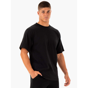 Camiseta de talla grande con precio de descuento para hombre, Camiseta de algodón 100% en blanco, camiseta de gran tamaño - Product Image 5