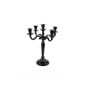 Candélabres de sol dorés à 5 bras grands bougeoirs en cristal centres de table pour tables de mariage dîner événements de noël - Product Image 6