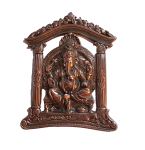 Tenture murale en métal fait à la main Lord Ganesha Design Art Déco Unique pour la décoration de porte Décoration d'intérieur Idée cadeau - Product Image 1