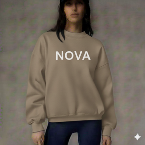 <b>Women's</b> Casual Oversized Long Sleeve Mockneck Fleece Top Anti-Wrinkle Quick Dry Breathable Polyester/Cotton Blend Winter/Autumn - Product Image 3