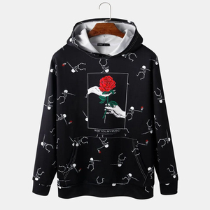 Sudadera con Capucha de Invierno para Hombre, de Alta Calidad OEM, con Logotipo Personalizado, Antiarrugas, Corte Regular, Mezcla de Algodón y Felpa, Transpirable y de Secado Rápido - Product Image 1