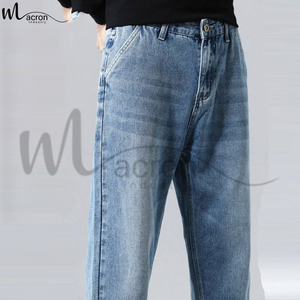 Pantalones Vaqueros de Mezclilla Casuales Elegantes, Ligeros, de la Mejor Calidad, Hechos en Pakistán, Rotos, para Adultos, Transpirables, de Tiro Medio - Product Image 4