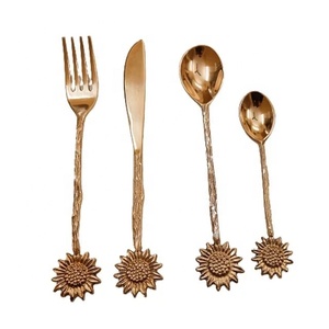 Luxury Look Hammered Full Stainless Steel Cutlery <b>Set</b> Top Trendy Design Kitchen Homeware Cheese Cutting For Restaurant & Hotel - Product Image 4