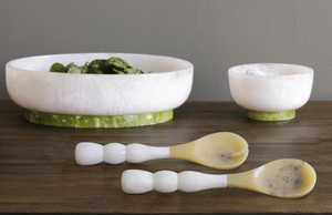 Cuencos Modernos y Elegantes de Resina Ecológica Pulida en Color Ágata para Servir Frutas y Ensaladas - Product Image 2