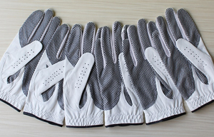 Guantes de Golf de cuero genuino para hombre, diseño superior personalizado, alta calidad, mano izquierda y derecha, suaves, transpirables, de piel de oveja pura - Product Image 5