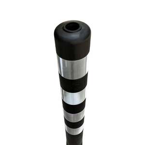 Delimitador Flexible de 100 x 8 cm en TPE Negro para Uso en Hoteles y Restaurantes - Product Image 3