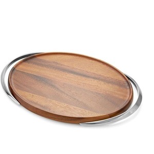 Bandeja de acero inoxidable y madera - Product Image 6