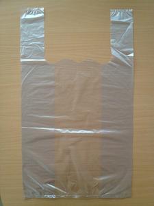 Prix usine Transparent T-shirt Shopping Sacs en plastique Gravure Impression Recyclable Gilet Taille personnalisable-Fournisseur Vietnam - Product Image 4