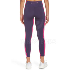 Leggings de Compresión de Spandex/Poliéster con Logotipo Personalizado de Último Diseño, Cintura Alta, Secado Rápido, Transpirables, Ropa Deportiva - Product Image 3
