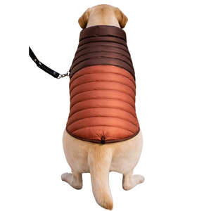 เสื้อแจ็คเก็ต PuffShield สำหรับฤดูหนาว สีน้ำตาล เสื้อโค้ทสุนัขแบบควิลท์ อุ่น น้ำหนักเบา เสื้อกั๊กพัฟเฟอร์ สำหรับสุนัขขนาดเล็ก กลาง ใหญ่ สำหรับอากาศหนาว - Product Image 2