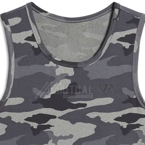 Camiseta sin mangas para hombre de talla grande al por mayor, diseño único tejido, estilo informal, moda sostenible a la venta - Product Image 5