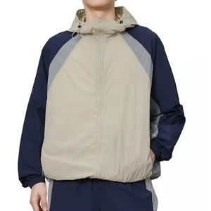 Sudadera unisex con logotipo personalizado, sudadera deportiva de talla grande con capucha y chándal para correr para mujer, cortavientos - Product Image 4