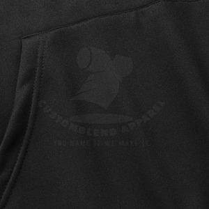 มีฮู้ดสำหรับผู้ชายผ้าคอตต้อน/โพลีเอสเตอร์/ ผ้าโพลีเอสเตอร์แห้งเร็วระบายอากาศได้ดีพิมพ์ลายสีพื้นสำหรับใช้งานกลางแจ้ง - Product Image 5