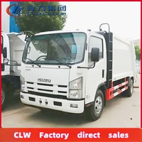 Camion compacteur de déchets Isuzu 4X2 12cbm de conception nouvelle avec transmission manuelle, moteur et moteur diesel