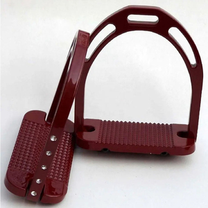 Equipo ecuestre de construcción Premium Estribos para carreras de caballos Estribos para montar a caballo de estilo inglés cómodos de aluminio - Product Image 3