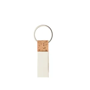 Portachiavi in Sughero Ecologico Corry, Gadget Promozionali per Moschettoni - Product Image 3