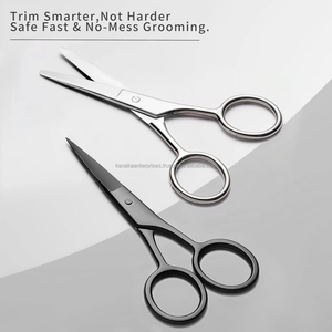 <b>Beard</b> trimming scissors for professional <b>beard</b> grooming and facial hair <b>care</b> use Stainless steel <b>beard</b> trimming scissors - Product Image 2