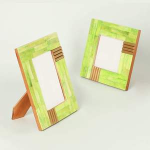 High Quality Bone Inlay Wood And Bone Photo <b>Frame</b> Picture <b>Frame</b> for Luxury Home Decoration Gifting Option BY HF CRAFTS - Product Image 1