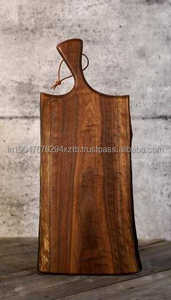 Planche à fromage et planche à découper rectangulaire en bois écologique KALATRI, fabrication artisanale, épaisseur personnalisée, passe au lave-vaisselle, ustensiles de cuisine - Product Image 4