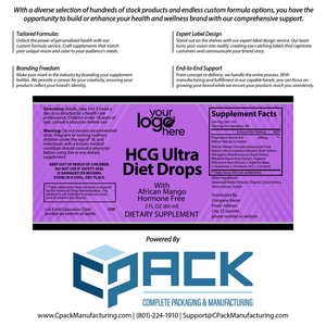 Complément alimentaire liquide oral à base de mangue africaine de qualité supérieure fabriqué aux États-Unis, en vrac, marque privée, 60 ml pour adultes, meilleur prix - Product Image 4