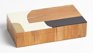 Exquisita caja de almacenamiento con incrustaciones de resina acabada a mano, impresionante Diseño Artesanal para joyería, recuerdo, decoración del hogar, pedido mínimo, 2 uds. - Product Image 2