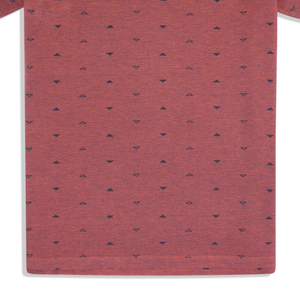 100% coton de haute qualité écologique solide motif rouille imprimé Piqué pour polo tissu teint uni pour tenue décontracté avant - Product Image 3
