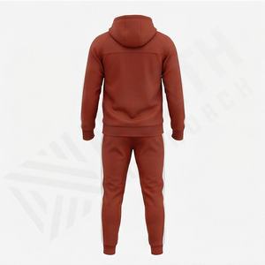 Trajes Deportivos Personalizados para Hombre, Corte Ajustado, para Correr, 100% Algodón, Tallas Grandes, Trajes Deportivos de Invierno con Rayas, Color Personalizado - Product Image 2