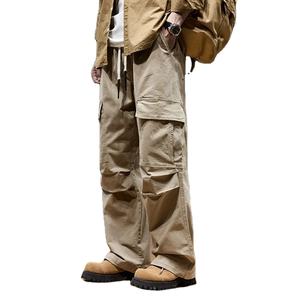 Pantalon multi-poches personnalisé pour hommes, jogging d'entraînement cargo respirant, 100% coton, pantalon décontracté pour hommes, vente promotionnelle d'été - Product Image 1