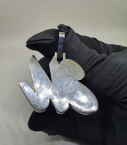 จี้ตัวอักษรสองตัวแบบกำหนดเอง ทอง 10K เงิน 925 ประดับเพชรโมอิสซาไนต์ VVS เต็มตัว เครื่องประดับฮิปฮอป - Product Image 3