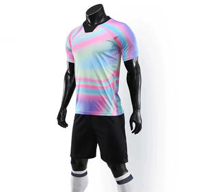 ชุดฟุตบอลกางเกงขาสั้นเสื้อฟุตบอลชุดฝึกฟุตบอลแบบสั่งทำ - Product Image 3