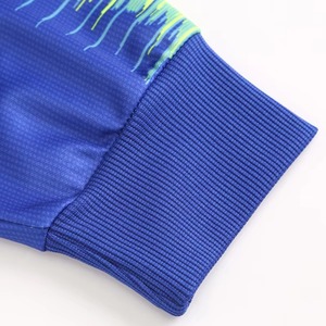 Conjunto deportivo Long-John de otoño para hombre, ropa deportiva para correr de secado rápido, chándal de entrenamiento de baloncesto para gimnasio, chándal con estampado sólido - Product Image 3