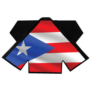 Kimono de Jiu-jitsu Personalizado, Traje de Bjj, Edición Puerto Rico, Uniforme Brasileño, Kimono para Artes Marciales, Entrenamiento y Competencia - Product Image 1