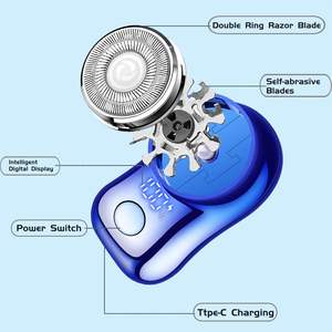 Mini rasoir électrique portable pour hommes et femmes, rechargeable par USB, léger, rasoir de voyage pour le bureau ou les déplacements professionnels, utilisation sur le visage - Product Image 4