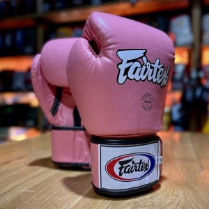 Guantes de Boxeo Fairtex Azules con Logotipo Personalizado al por Mayor, de Alta Calidad, Cuero Genuino, Impermeables y Transpirables para Entrenamiento - Product Image 6