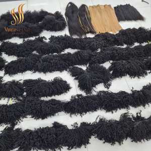 Cheveux humains crépus bouclés vendeur de cheveux vietnamiens bruts cheveux vierges à 100% cuticules alignées non traités - Product Image 2