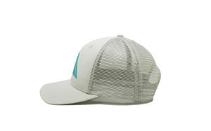 Casquette de sport en maille blanche respirante réglable à 6 panneaux de conception 2024, mode classique et vintage pour adulte, vendeur fabriqué au Vietnam - Product Image 3