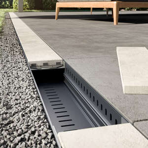 Renoplast ®   Perfil de aluminio para aleros Renodrain, acabados para terrazas y balcones, suelos ventilados, sistemas de drenaje - Product Image 2