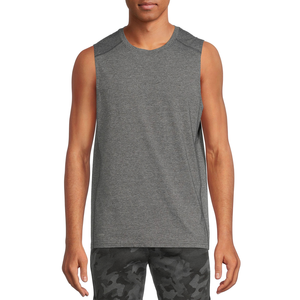 Camiseta Deportiva Personalizada para Hombre, Estilo Atlético, 50% Poliéster, Cuello Redondo, Lisa, para Correr, Gimnasio, Transpirable - Product Image 1