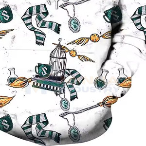 Sweat-shirts à capuche de haute qualité, streetwear, sublimation, vêtements d'hiver, sur mesure, 100% polyester respirant - Product Image 4