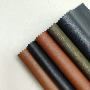 Muestra gratis cuero sintético superior texturizado duradero resistente a la abrasión cuero Pu para zapatos tela de cuero Artificial Pu - Product Image 2