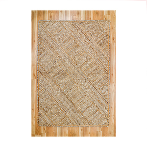 Indian Supplier Hand Woven Braided Jute Fiber Dhurrie Area Rug Modern <b>Washable</b> Indoor Outdoor Living Room Super Quality Low - Product Image 1