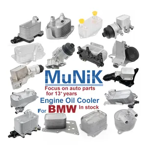 Munik Motor Refrigerador de óleo de refrigeração Spare Auto peças para BMW E46 E39 M47 E81 E87 E88 E82 E46 E90 F07 E92 E91 E60 E84 E83 E85 R56 F20