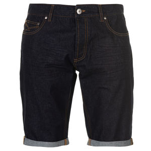 2025 vente en gros de haute qualité hommes Denim printemps été Shorts conception personnalisée respirant jean 100% coton motif solide - Product Image 1